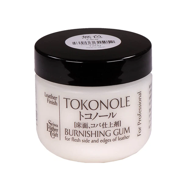 Tokonole Farblos 120g Leder Kantenversiegelung Leather Burnishing Gum