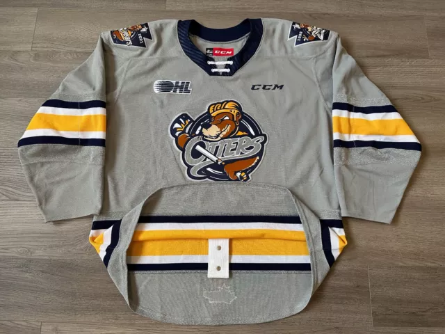 CONNOR McDAVID ERIE OTTERS OHL YELLOW THIRD CCM PREMIER 7185