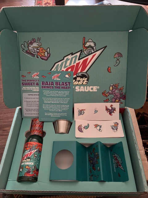 Mountain MTN Dew Baja Blast Hot Sauce Limited Edition 1/750