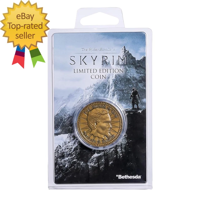 PAX East 2013 Ouroboros Coin – The Elder Scrolls Online – Skyrim Oblivion Septim Replica