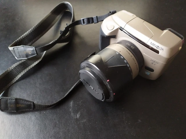 Appareil Photo Minolta Dynax 3000i Argentique Vintage Avec Objectif Et 2 Flashs