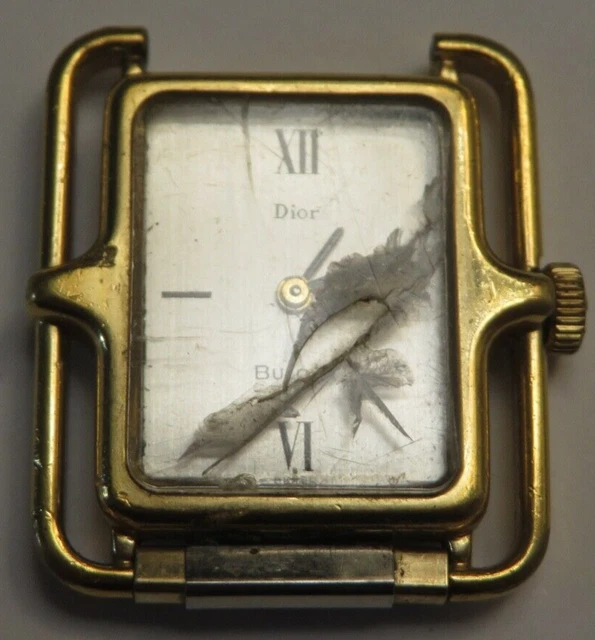 Bulova Dior Wrist Watch Vintage Rare Manual Wind N6 - Parts or Repair Only -