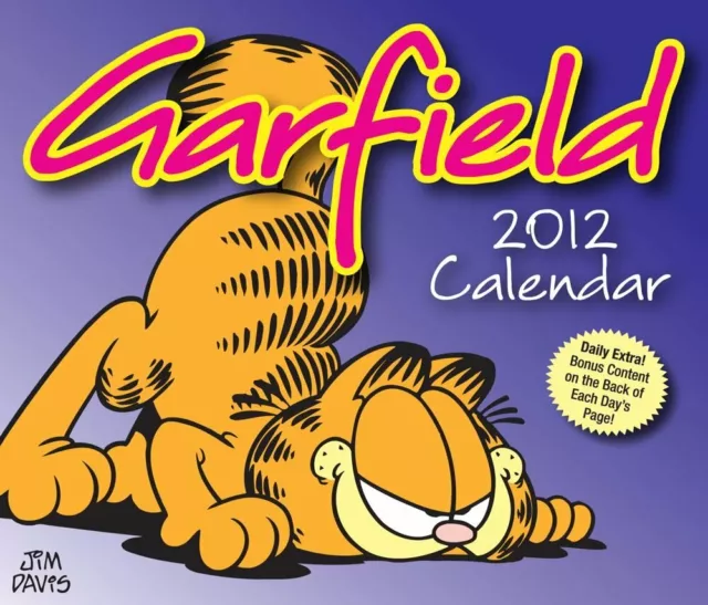 GARFIELD 2012 DAYTODAY Calendar Comic Strip Jim Davis NEW In