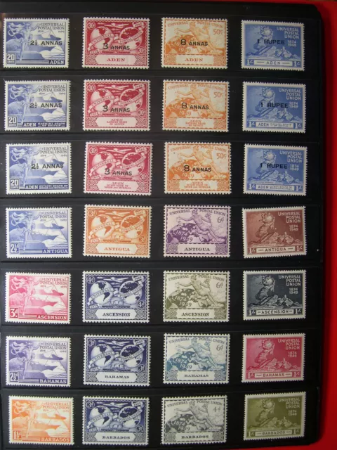 1949 75th Anniversary of UPU Complete Omnibus set of 313 MVLH stamps Fresh DX