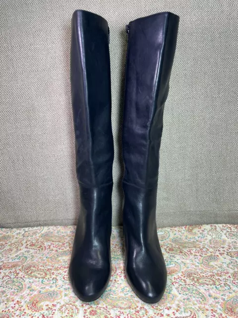 Lauren Ralph Lauren Womens Leather Black Eastwell Calfskin Fashion Boots Size 6B 2