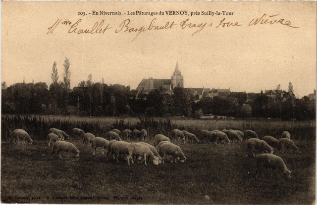 Carte Postale Ancienne CPA 58 Nièvre - Le Labour, Agriculture - 1900
