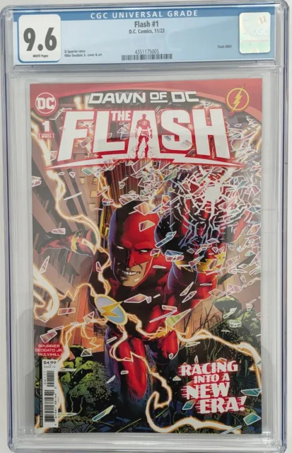 Flash #1 - Gradato Cgc 9.6 D.c. Comics 2023 USA