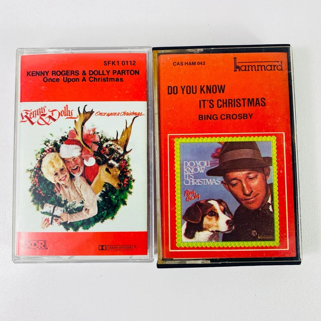 Kenny Rogers Dolly Parton Bing Crosby Christmas Cassette Tapes Music