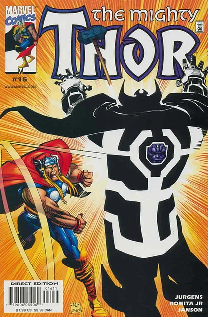 Thor (Vol. 2) #16 VF/NM; Marvel | Dan Jurgens - John Romita Jr - we combine ship