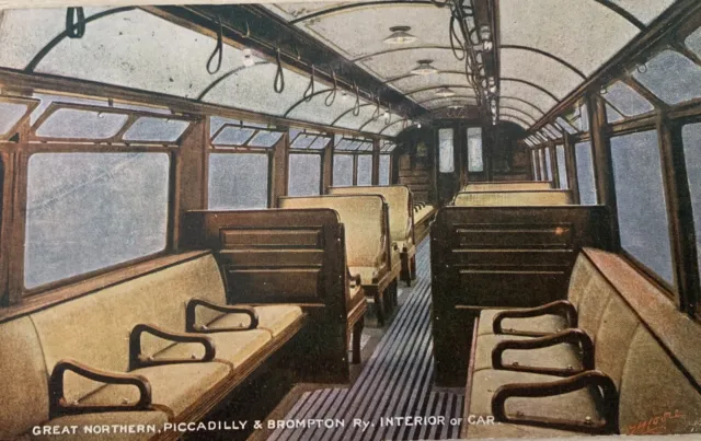 Cartolina Great Northern Piccadilly & Brompton Londra viaggiata 1907