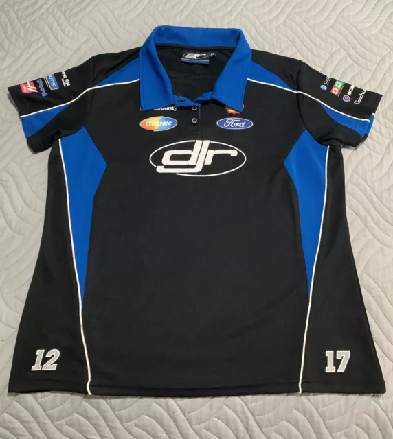 Vintage djr Dick Johnson Racing Sponsored Race Polo Shirt - Size 20 - Free Post