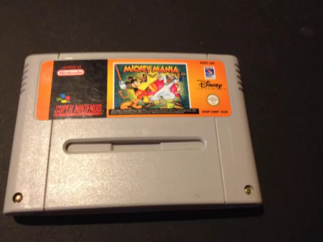 Mickey Mania Snes super nintendo Pal Espagnol