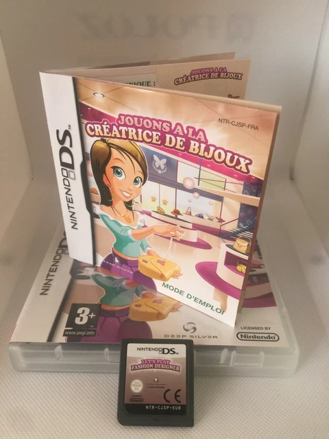 Jeu DS 'Jouons à La Créatrice De Bijoux !' - Compatible DS / Lite / DSi - Bon état
