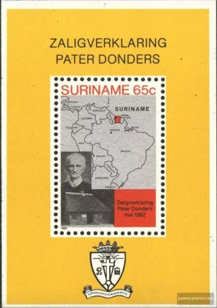 Suriname Block33 (complete issue) unmounted mint / never hinged 1982 Pater P. Do