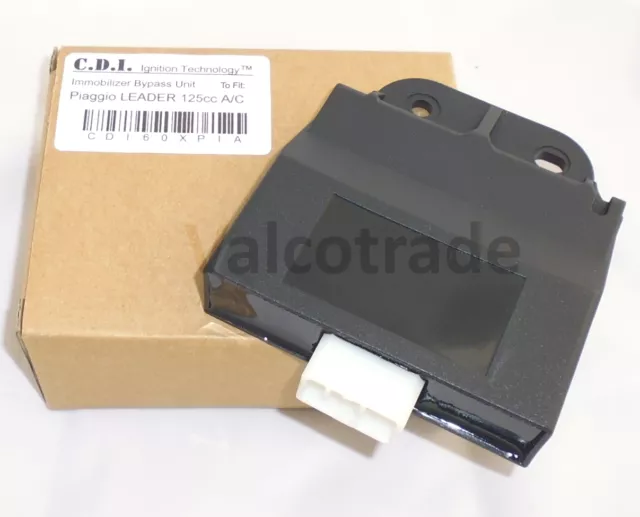 CDI ECU fits Piaggio Liberty / Fly 125cc Chip Key Bypass. Removes immobilizer