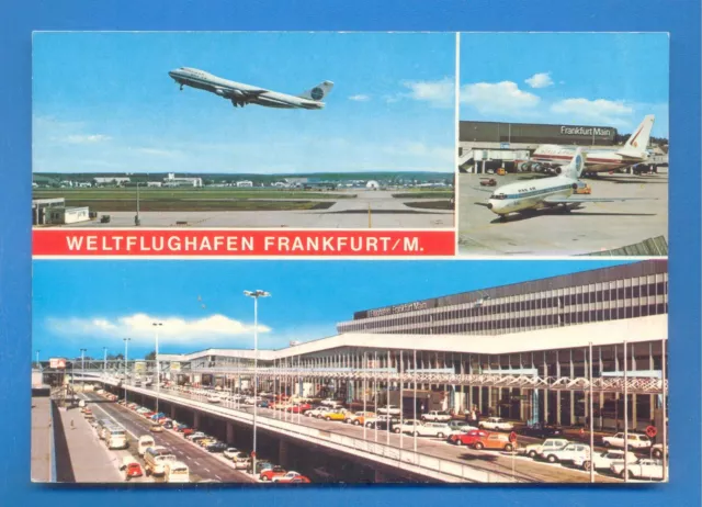 Weltflughafen Frankfurt.germany.airport Postcard