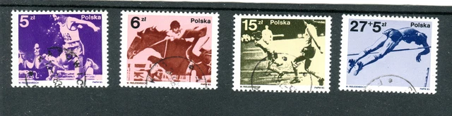 Briefmarken, Polen, Polska, Kpl Satz, Sport, Fi. 2714-17, 1983, gestempelt