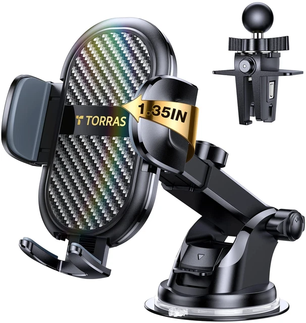 [UPGRADED] Cell Phone Holder for Car [Thick Case & Heavy Phone Friendl...