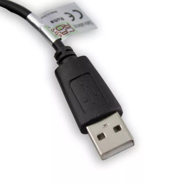 caseroxx Câble de données pour Nobby Hunde Leuchthalsband Visible Mini USB câble 3