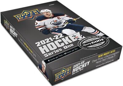 2021-22 Upper Deck Hockey Series 1 Hobby Box - 24 Packs per Box NEW Sealed