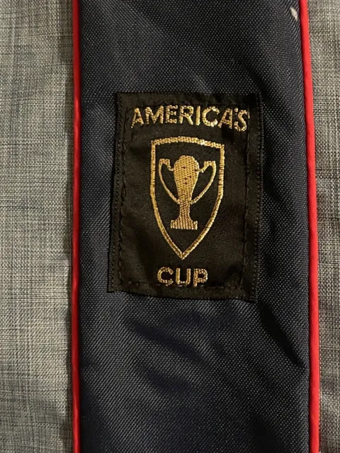 Vintage '76 America's Cup Flotation Jacket; Men's LARGE MODEL 404 GRAY/BLUE/RED