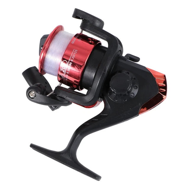 Moulinet De Pêche Vintage Langley Red Lurecast 330 - Pour Pêche En Eau Douce - État à Vérifier