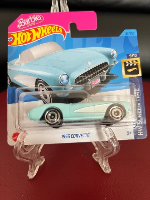 Hot Wheels 1956 Corvette - Édition Temps D'écran 2023, Série 9/10, N°183/250 (BBHKK87)