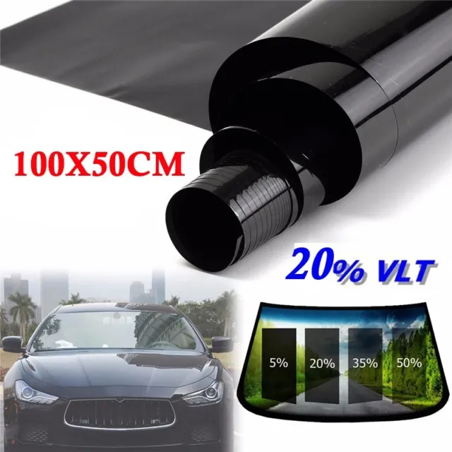Migliora l'abitacolo della tua auto 50*100cm VLT 20% pellicola colorata per Glasfl