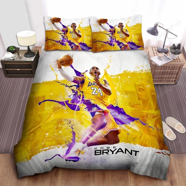 KOBE BRYANT QUILT Duvet Cover Set Kids Bed Linen Soft Pillowcase Double