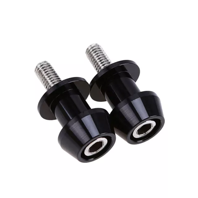 2x Bobbins Racingadapter Ständeraufnahme für Motorrad Montageständer M8 Schwarz