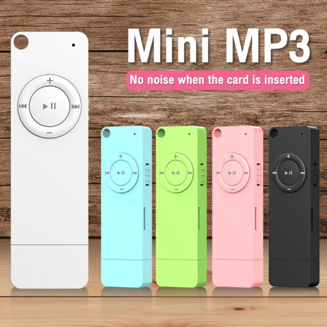 Mini MP3 Player Bluetooth Portable Running Sport Music Player Support TF/SD Card