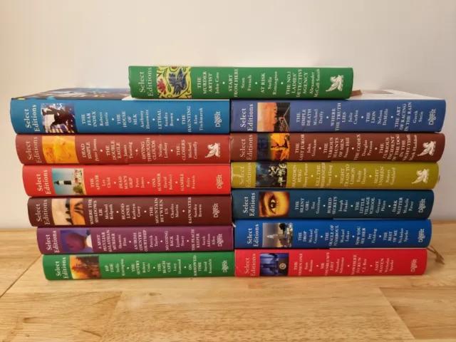 13 Lot (52 stories) Reader's Digest Select Editions Various Authors Hardcovers