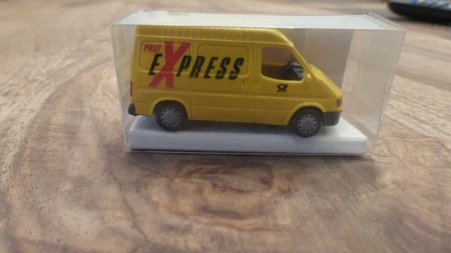 MODELLAUTO FORD TRANSIT, Rietze Automodelle GmbH, gelb, Post EXPRESS ...