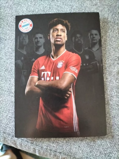 Kingsley Coman AK FC Bayern München 2020-21 Autogrammkarte Druch Signiert