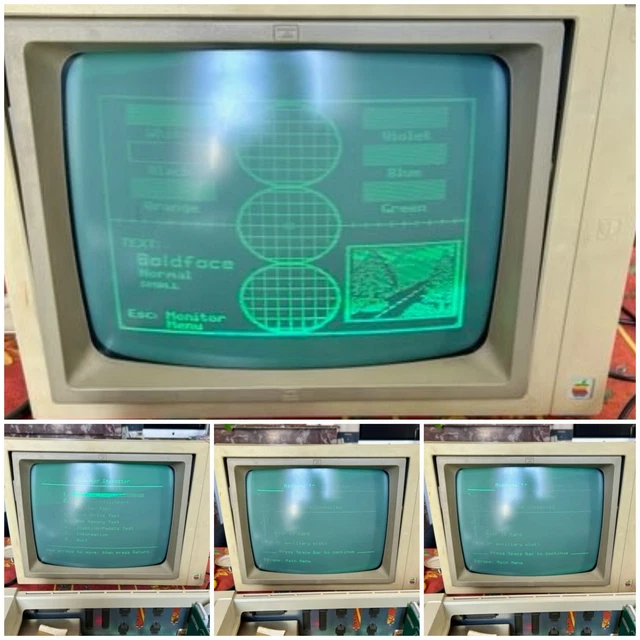 Moniteur Atari SM 124 - Écran 12" Monochrome Avec Boîte, Testé OK, Vintage