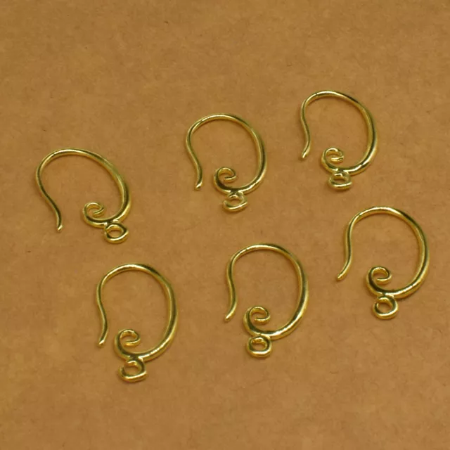 Wholesale 18K Gold FIlled Jewelry Making Earring Findings Pinch Bale Earwires