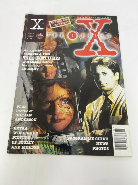X Files Comic Book Issue 3 August 1995 The Return Gillian Anderson Mulder Scully