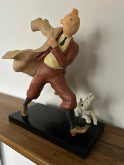 Statuette Tintin Milou HERGE / LEBLON DELIENNE / MOULINSART