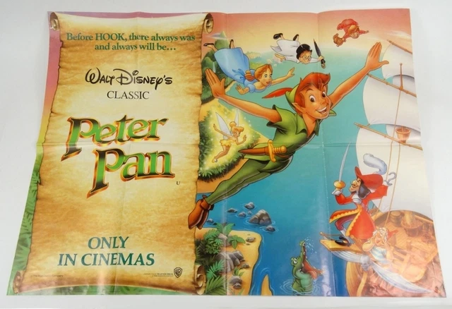 “Peter Pan”  (1980’s re-release)  Original Quad Poster - Film Poster - Movie Poster main image 0