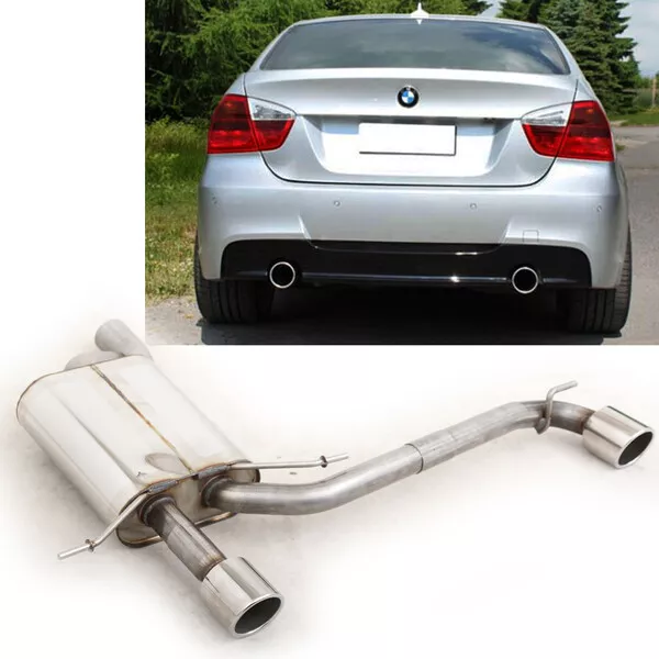 Silencieux Sport FOX Inox Duplex Pour Jaguar XJ X350 (2003-2009) - Diamètre 63,5 Mm, Look Et Son Améliorés