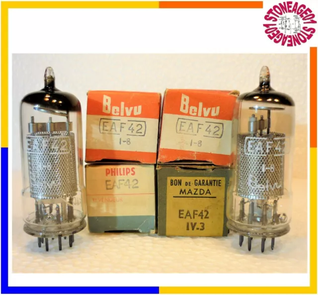 Vintage EAF42 / 6CT7 tube, Philips, Mazda, Miniwatt, NOS, NIB, 1 pcs TESTED