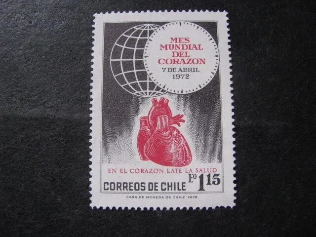 Chile Stamp Issue Complete Scott # 417 Never Hinged Unused