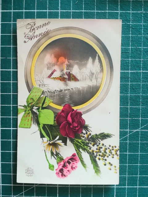 Carte Postale Ancienne (CPA) Fantaisie Fleur - Occasion, Origine France