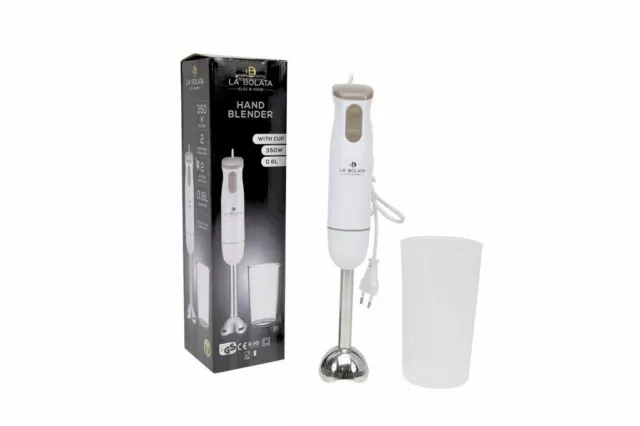 Mixeur À Plongée Mixer 350W Mini Mixeur Fruit Haché Avec Verre Idée