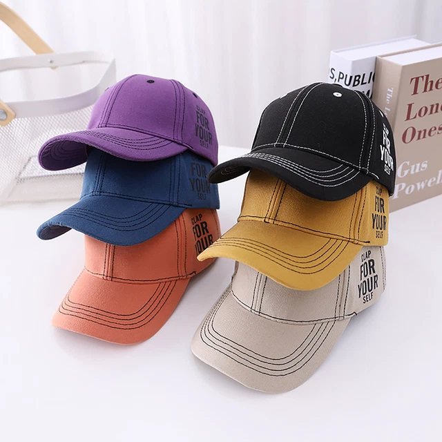 Cappello da baseball con stampa lettera, berretto isteresi bambino regolabile,
