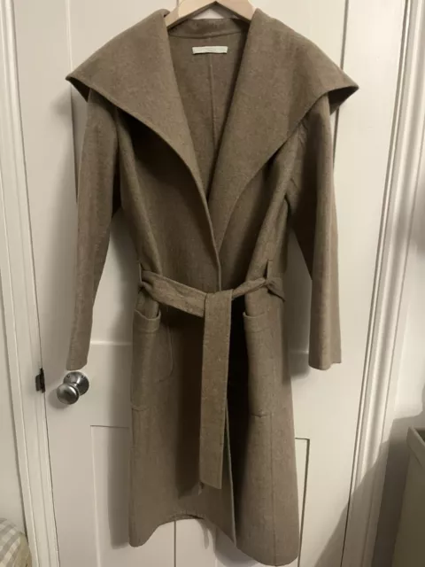 Bamford Cashmere Shawl collared Wrap Coat 42