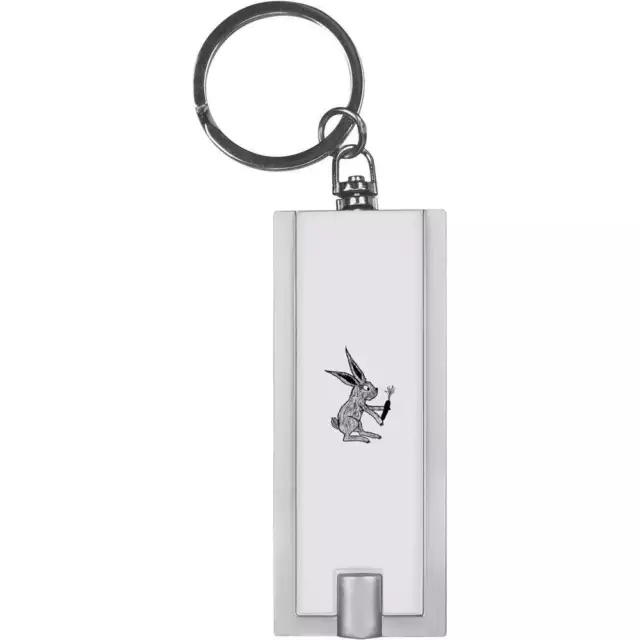 'Rabbit Eating A Carrot' Keyring LED Torch (KT00036215)