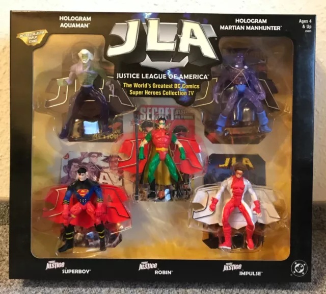 DC JLA Justice League of America Collection 4 Hasbro Young Justice 1999