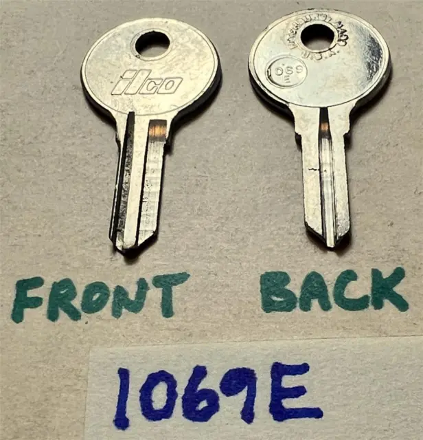 Vintage 1970s 1980s NOS ILCO 1069E key blanks, new old stock National RO5