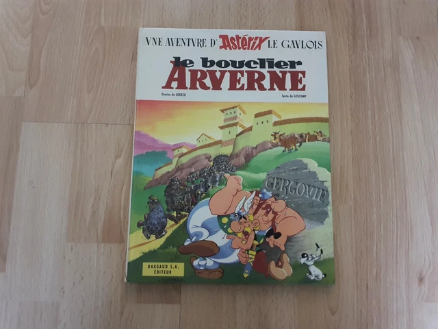Pancarte Publicitaire Astérix Originale - Carton 72x45 Cm, Années 2000